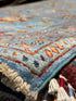 Sara Al Madani 2.9x9.7 Blue Afghani Sultani Runner