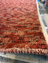 C.O. Bassett 7.6x9.6 Red Hand-Knotted Modern Rug