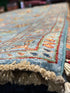 Sara Al Madani 2.9x9.7 Blue Afghani Sultani Runner