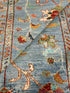 Sara Al Madani 2.9x9.7 Blue Afghani Sultani Runner