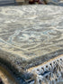 Summer Jensen 8x10 Grey Hand-Knotted Oushak Rug
