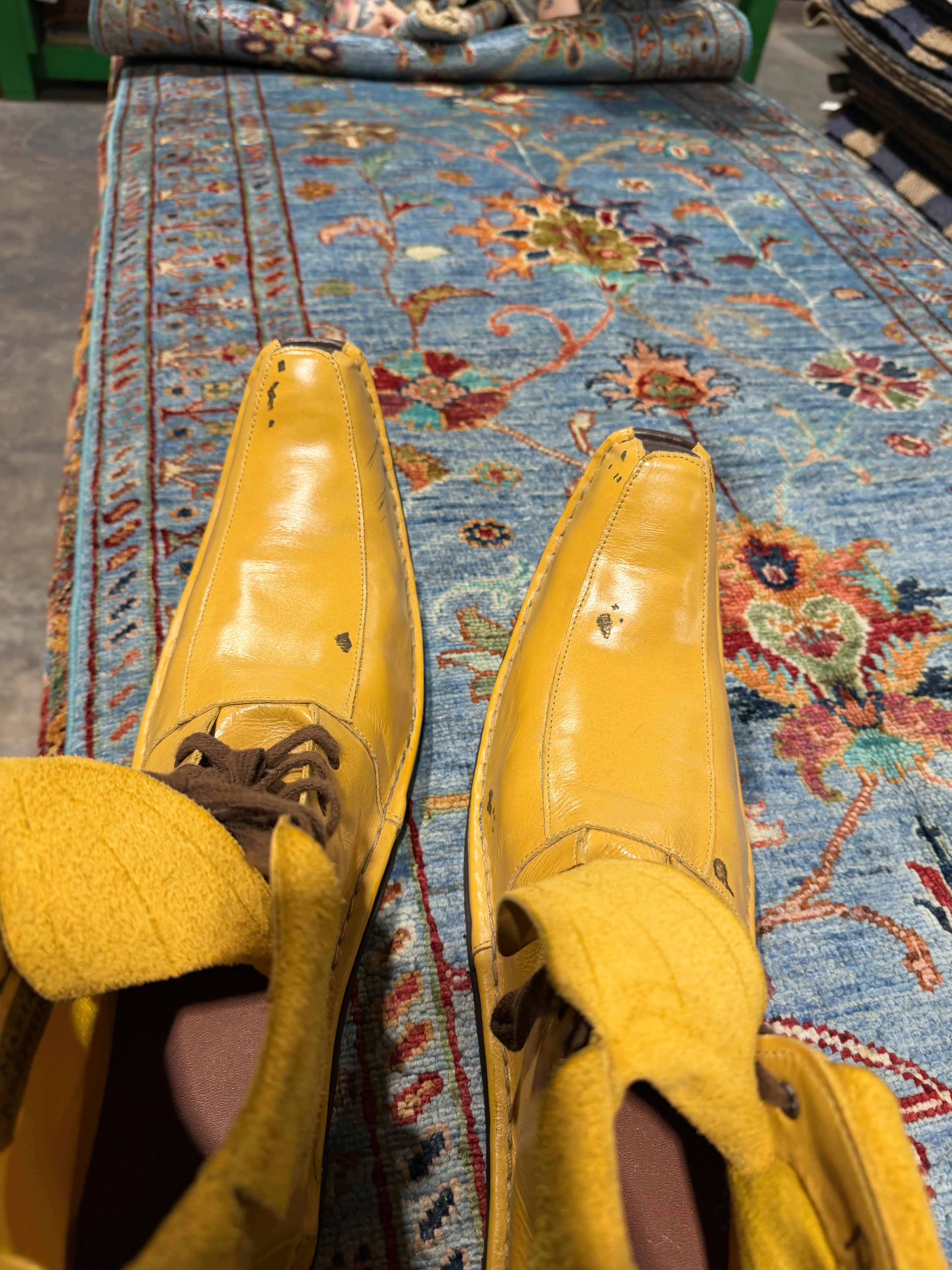 Sara Al Madani 2.9x9.7 Blue Afghani Sultani Runner