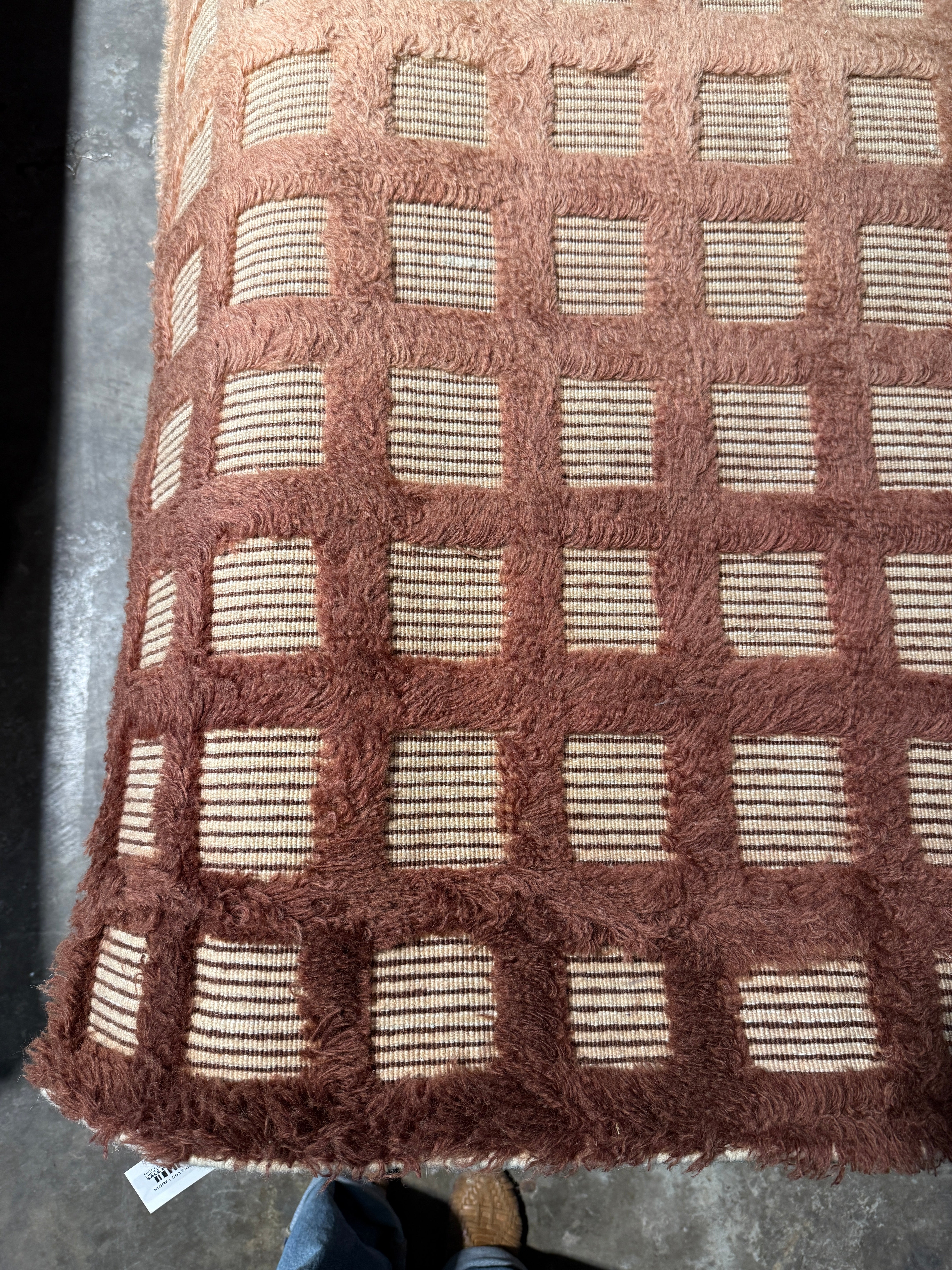 Otis 3.6x9.6 Rust Handwoven Modern Runner