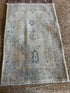 Atzi 2x3 Blue Afghani Whitewashed Oushak