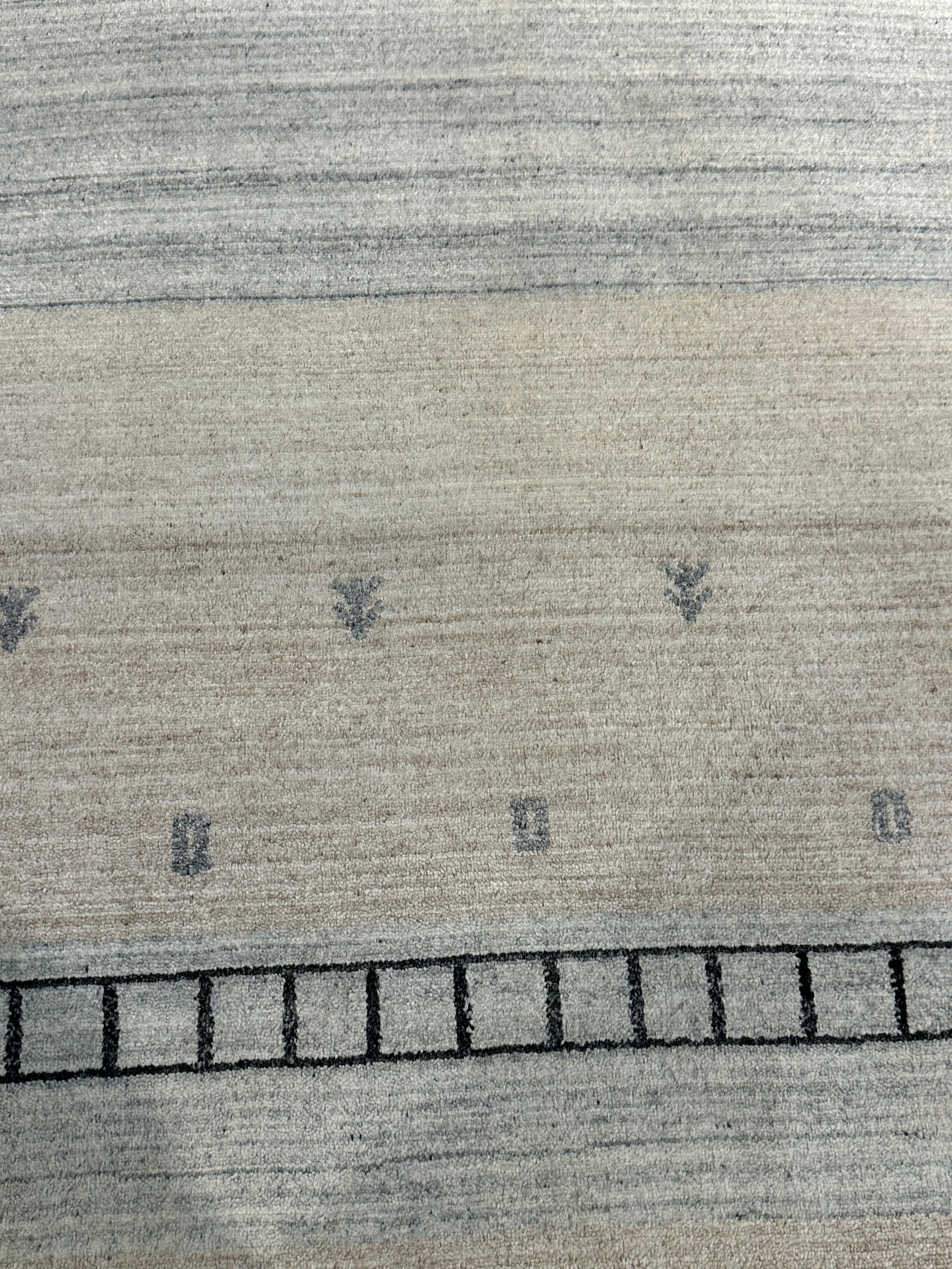 Tre Marcel Cooper 8.3x11.3 Beige Handwoven Modern Rug