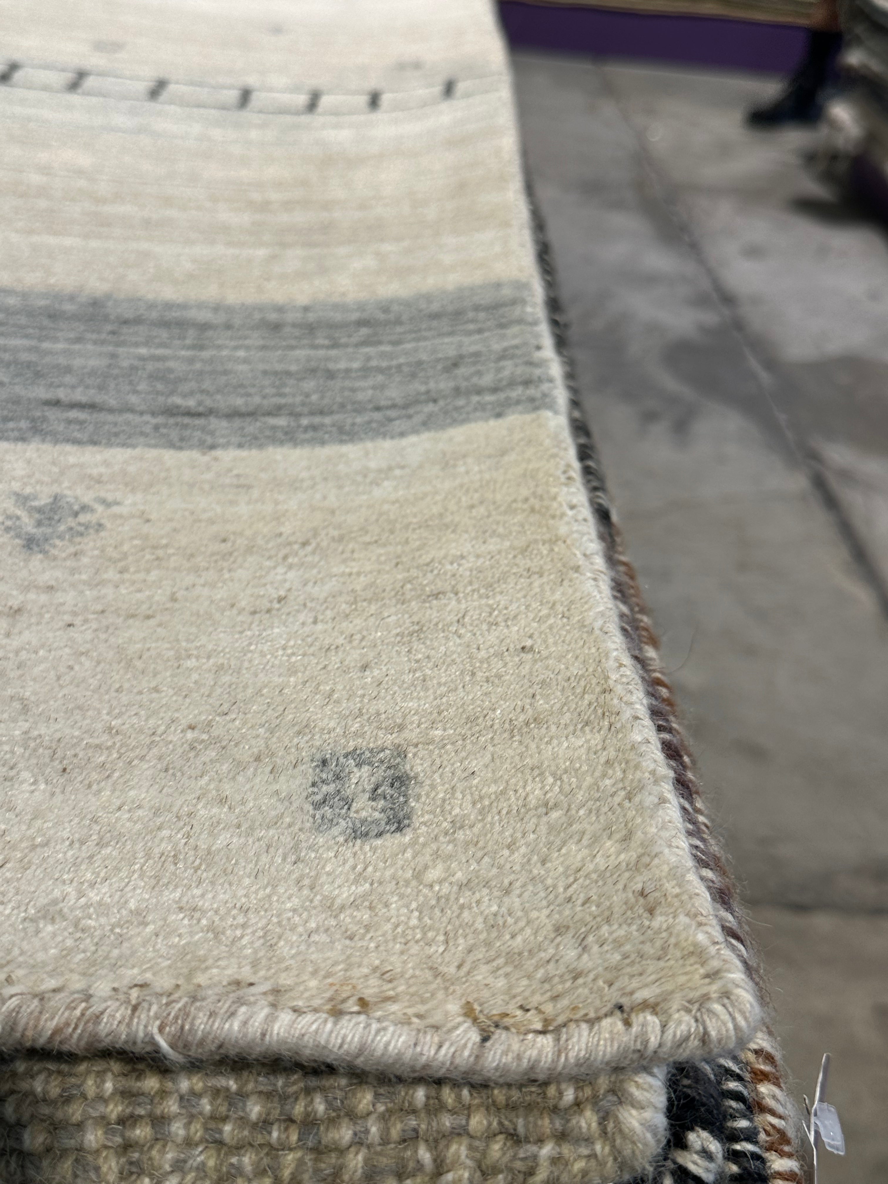 Tre Marcel Cooper 8.3x11.3 Beige Handwoven Modern Rug