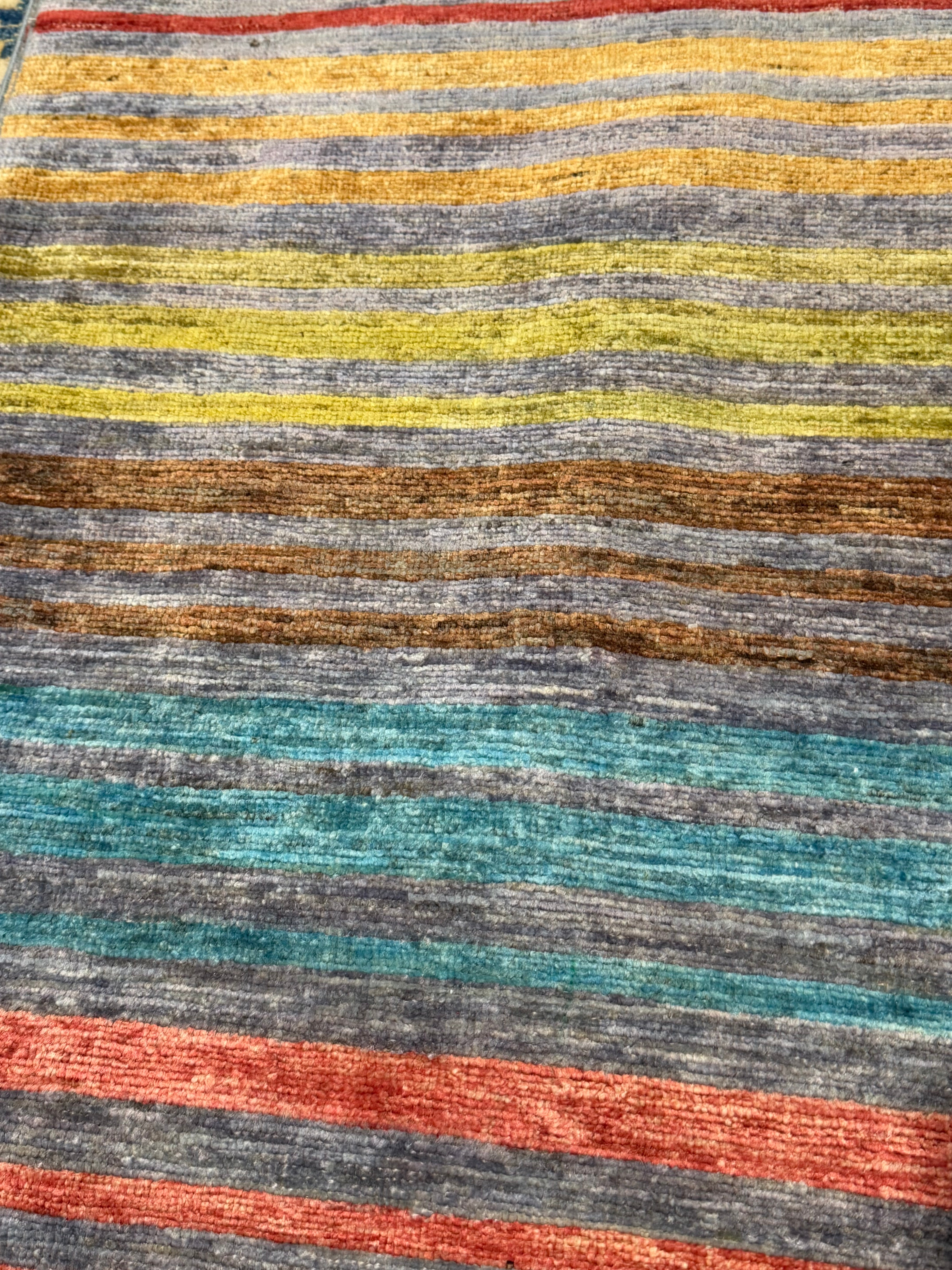 Lexy Jones 1.11x11.3 Orange Multi Afghani Khorjin Runner