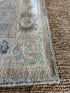 Nashwa Mohammadi 2.8x4.2 Blue Afghani Whitewashed Oushak