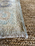 Nashwa Mohammadi 2.8x4.2 Blue Afghani Whitewashed Oushak