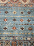 Anna Andrews 6.11x8.3 Blue Afghani Khorjin Rug