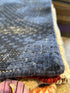 Rawiri Paratene 5x8 Hand-Knotted Modern Blue Abstract