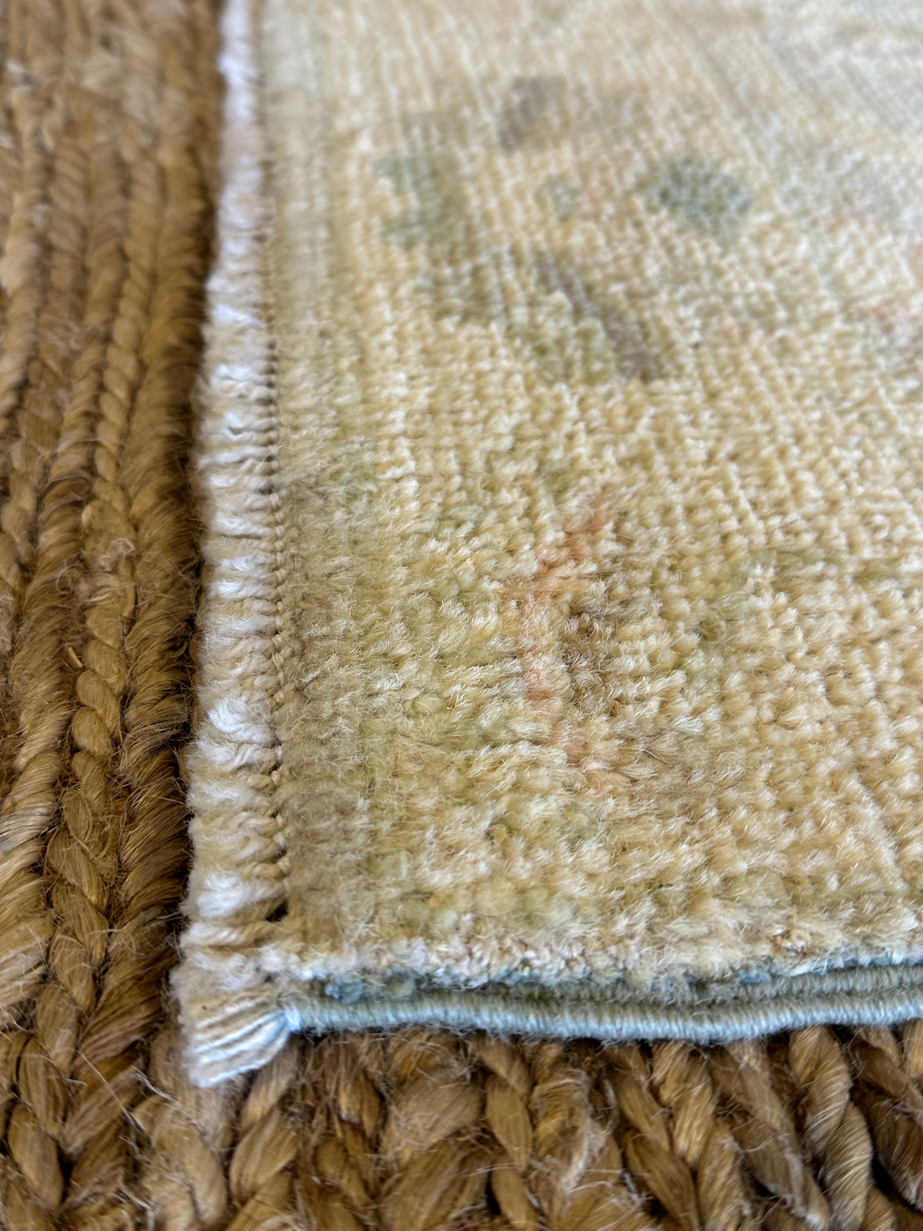 Genesis Rodriguez 2x3 Cream Afghani Whitewashed Oushak