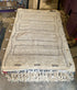 Kiki Marin 4x5.9 Ivory & Ivory High Low Hand Knotted