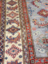 Tessa Thompson 5.6x7.11 Gray Multi  Afghani Kazak Rug