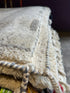 Kiki Marin 4x5.9 Ivory & Ivory High Low Hand Knotted