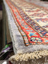 Tessa Thompson 5.6x7.11 Gray Multi  Afghani Kazak Rug