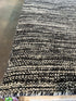 Dale Housden 9x12 Handwoven Durrie Textured Black and Charcoal