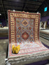 Tessa Thompson 5.6x7.11 Gray Multi  Afghani Kazak Rug