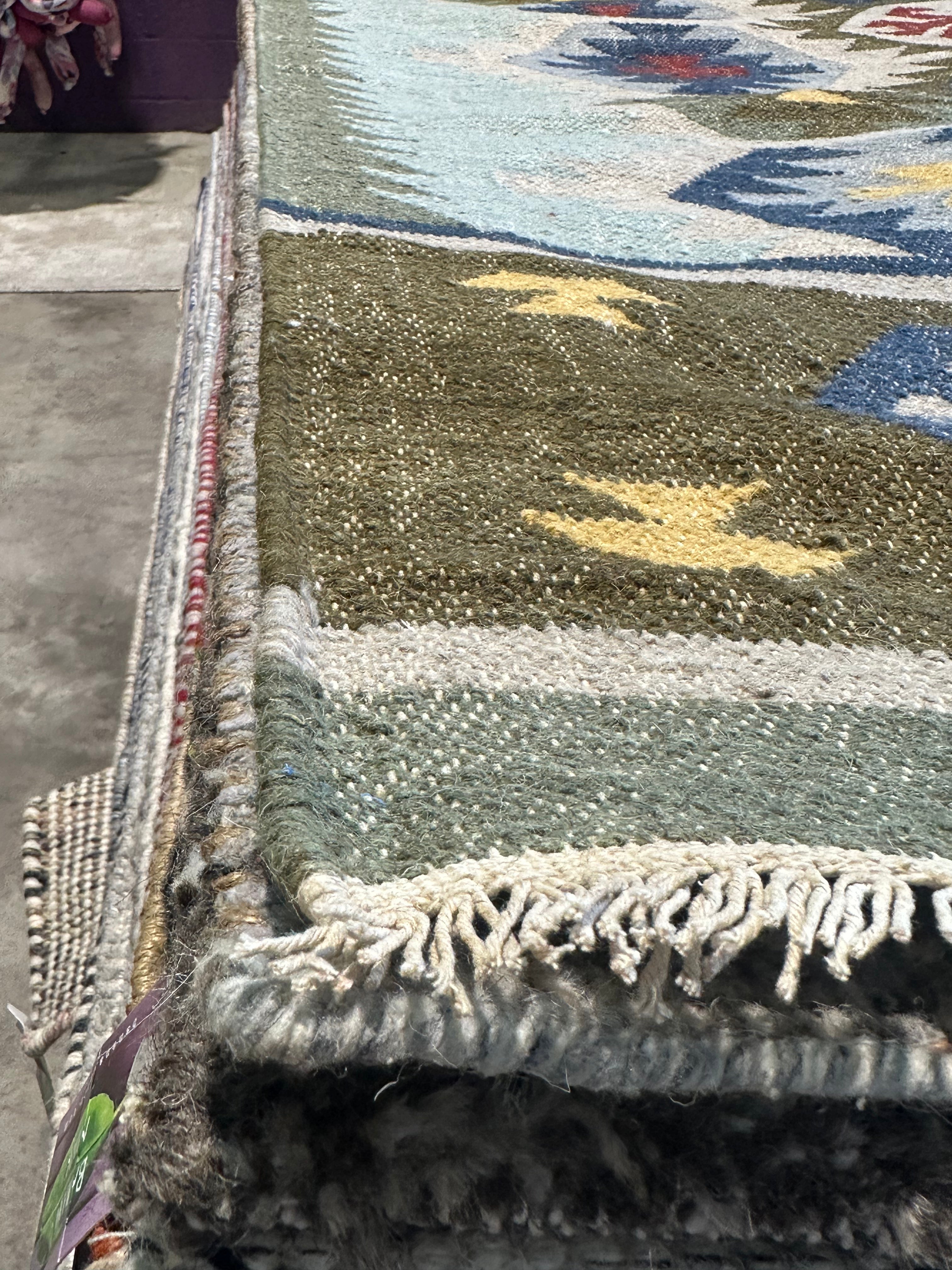 Fritai 5x8 Multi-Colored Handwoven Kilim