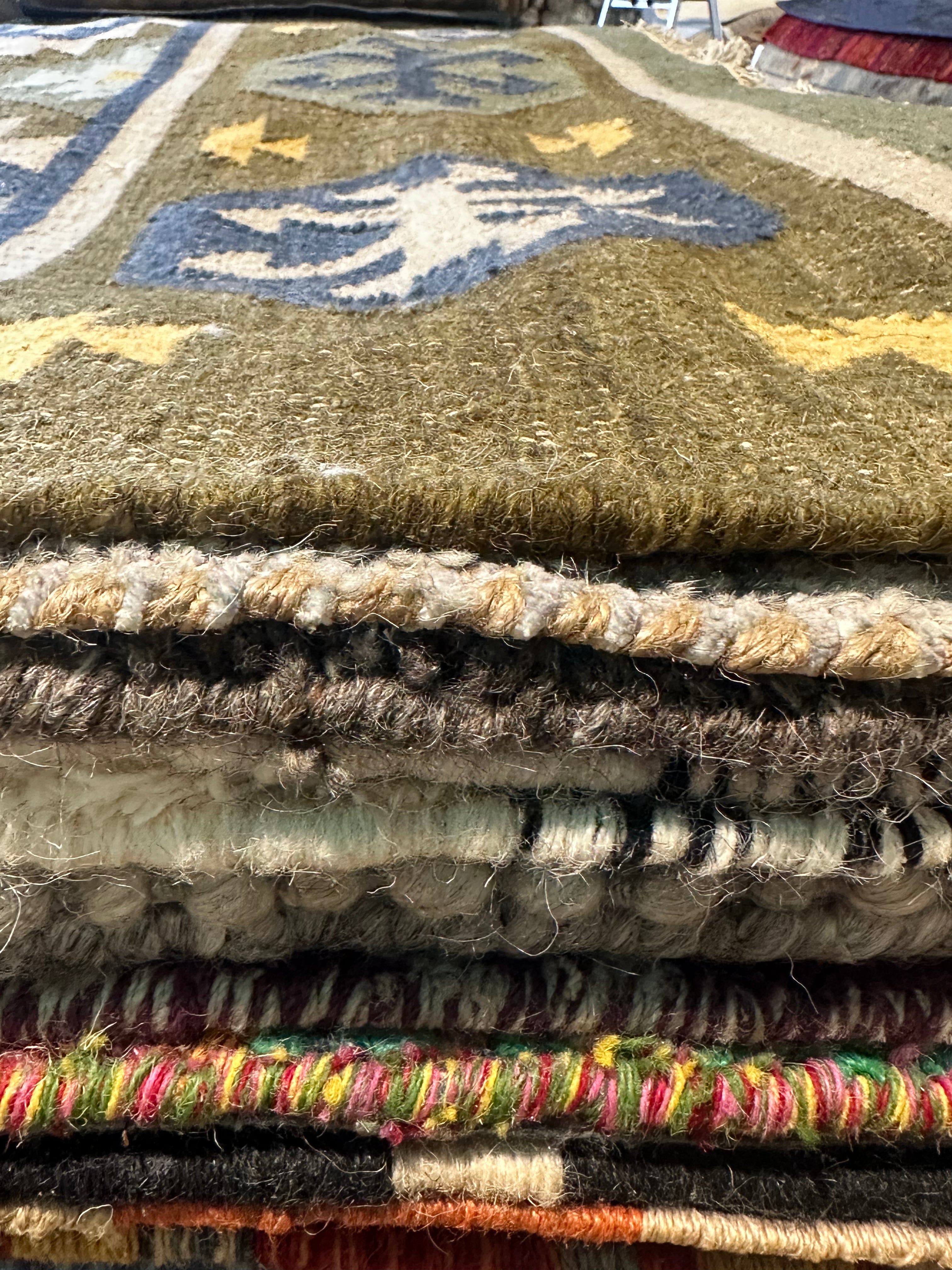 Fritai 5x8 Multi-Colored Handwoven Kilim