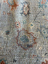 Annabeth Gish 2x3.10 Blue Afghani Whitewashed Oushak