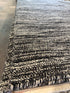 Brian Cunningham 9x12 Handwoven Durrie Textured Black and Charcoal