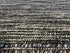 Brian Cunningham 9x12 Handwoven Durrie Textured Black and Charcoal