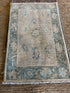 Hannah Love Lanier 2x3 Green Afghani Whitewashed Oushak