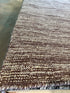 Tito Ortiz 9x12 Hand-Woven Durrie Textured Brown