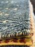 John Noble 5x8 Hand-Knotted Modern Rug Blue High-Low