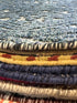 John Noble 5x8 Hand-Knotted Modern Rug Blue High-Low