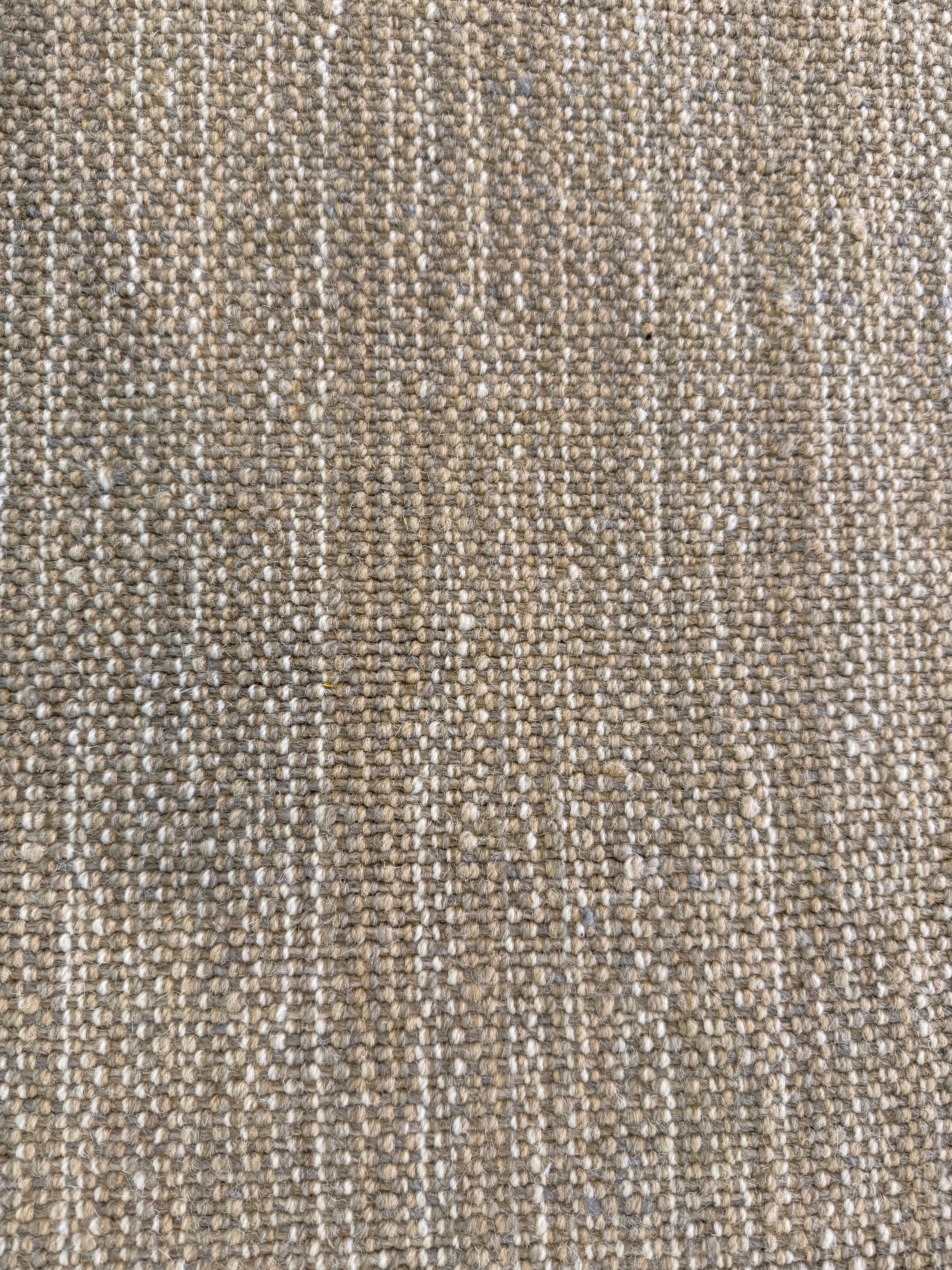 Michael King 9x12 Handwoven Durrie Textured Beige