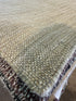 Michael King 9x12 Handwoven Durrie Textured Beige