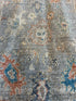 Denise Westfield 2x2.11 Blue Afghani Whitewashed Oushak