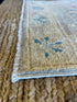 Denise Westfield 2x2.11 Blue Afghani Whitewashed Oushak