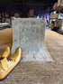 Denise Westfield 2x2.11 Blue Afghani Whitewashed Oushak