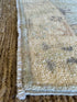 Angelina Boris 2x3 Blue Afghani Whitewashed Oushak