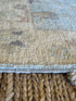 Angelina Boris 2x3 Blue Afghani Whitewashed Oushak