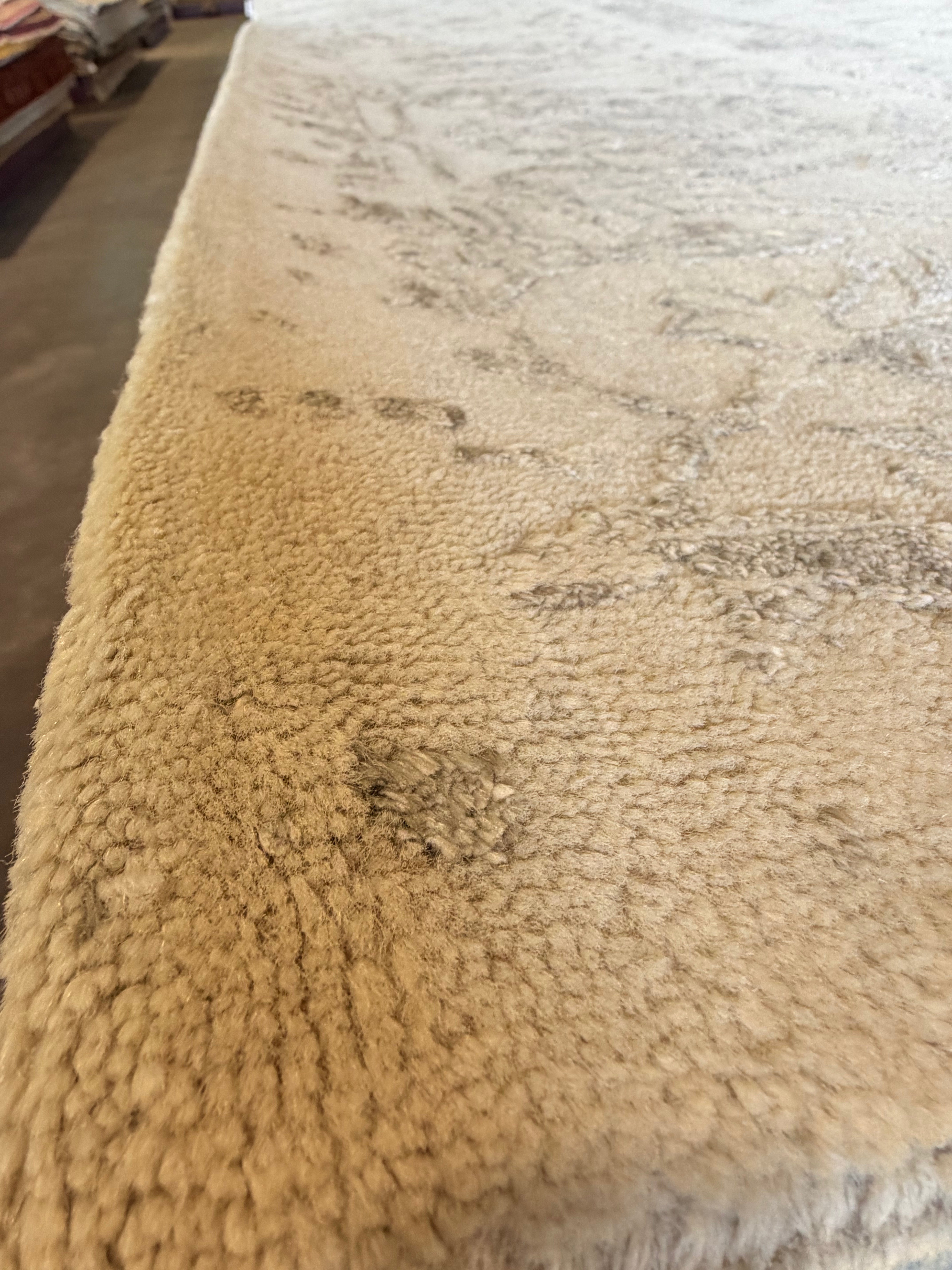 Alexandra 10x14 Grey Hand-Knotted Oushak