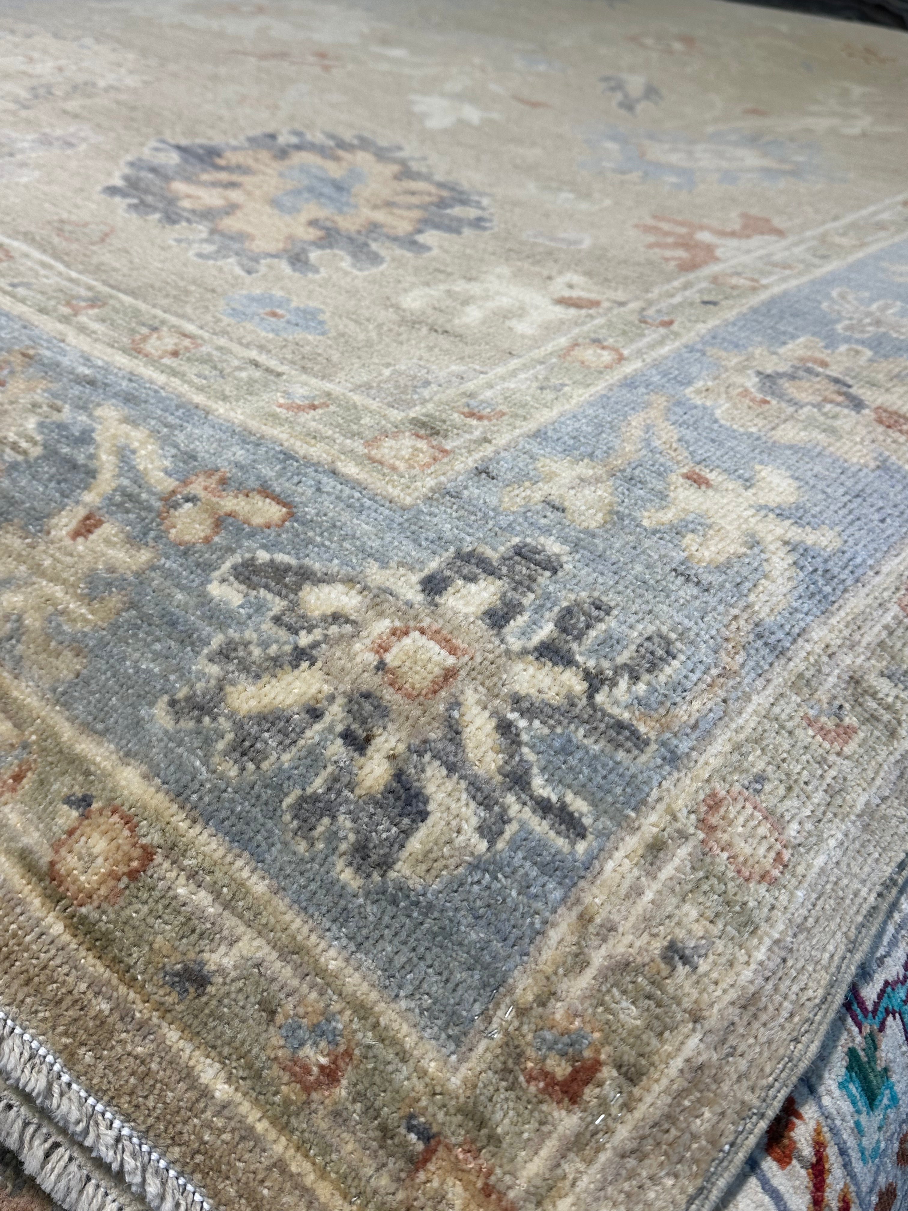 Mila Stojanovic 5.3x7.11 Afghani Colorful Oushak