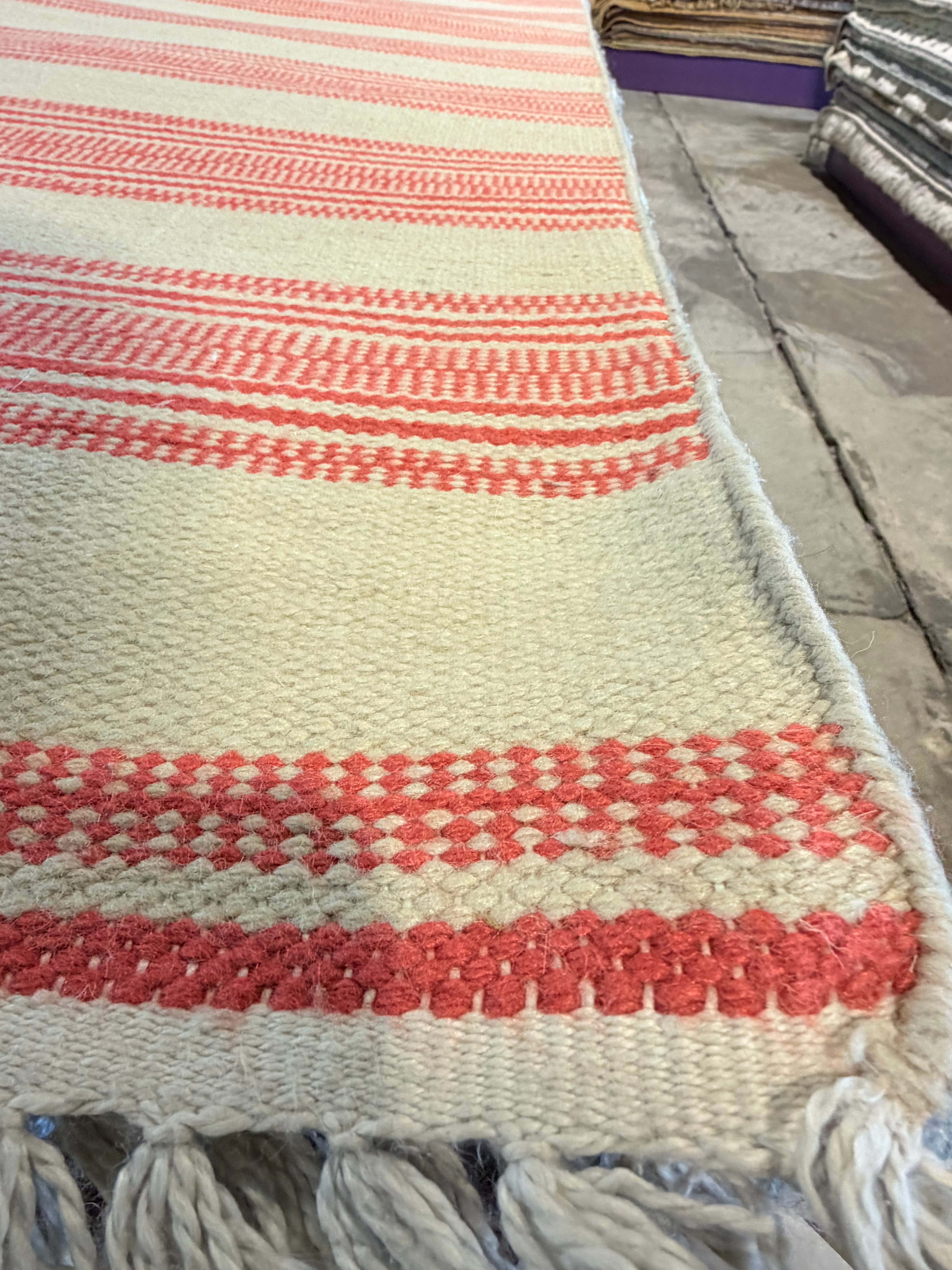 Chasen Nick 9x12 Rust Handwoven Modern Rug