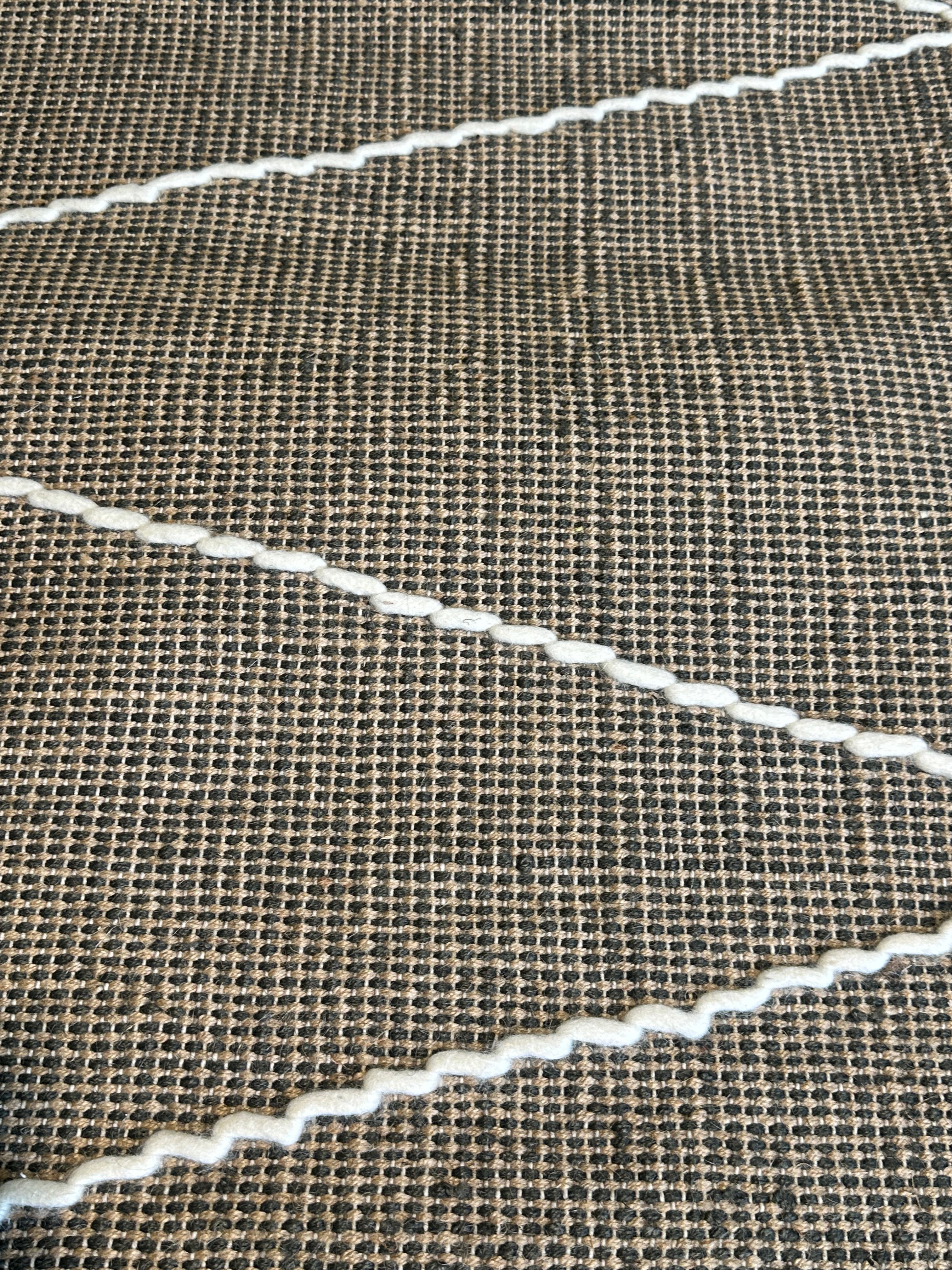 Jewel of the South 5.3x8.0 Handwoven Brown Full Loop