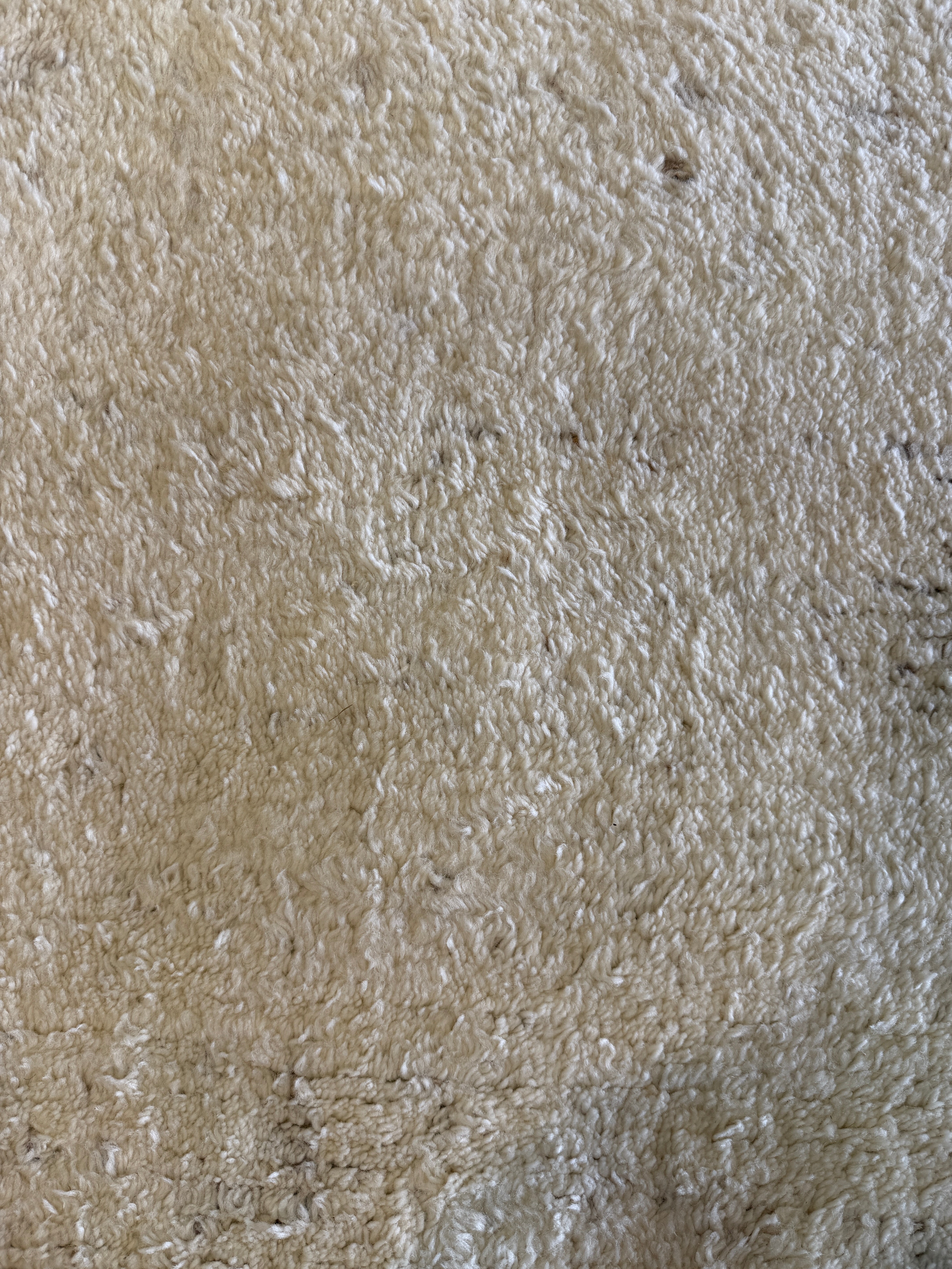 Steven Kruegar 8.9x11.6 Cream Hand-Knotted Moroccan Style Rug
