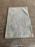 Alison C. Rosa 2x3 Pink Afghani Whitewashed Oushak