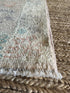 Alison C. Rosa 2x3 Pink Afghani Whitewashed Oushak