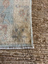 Aaliyah Amrohi 1.11x3 Blue Afghani Whitewashed Oushak