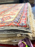 Arianna Anderson 5.8x7.10 Silver and Red Afghani Sultani Rug