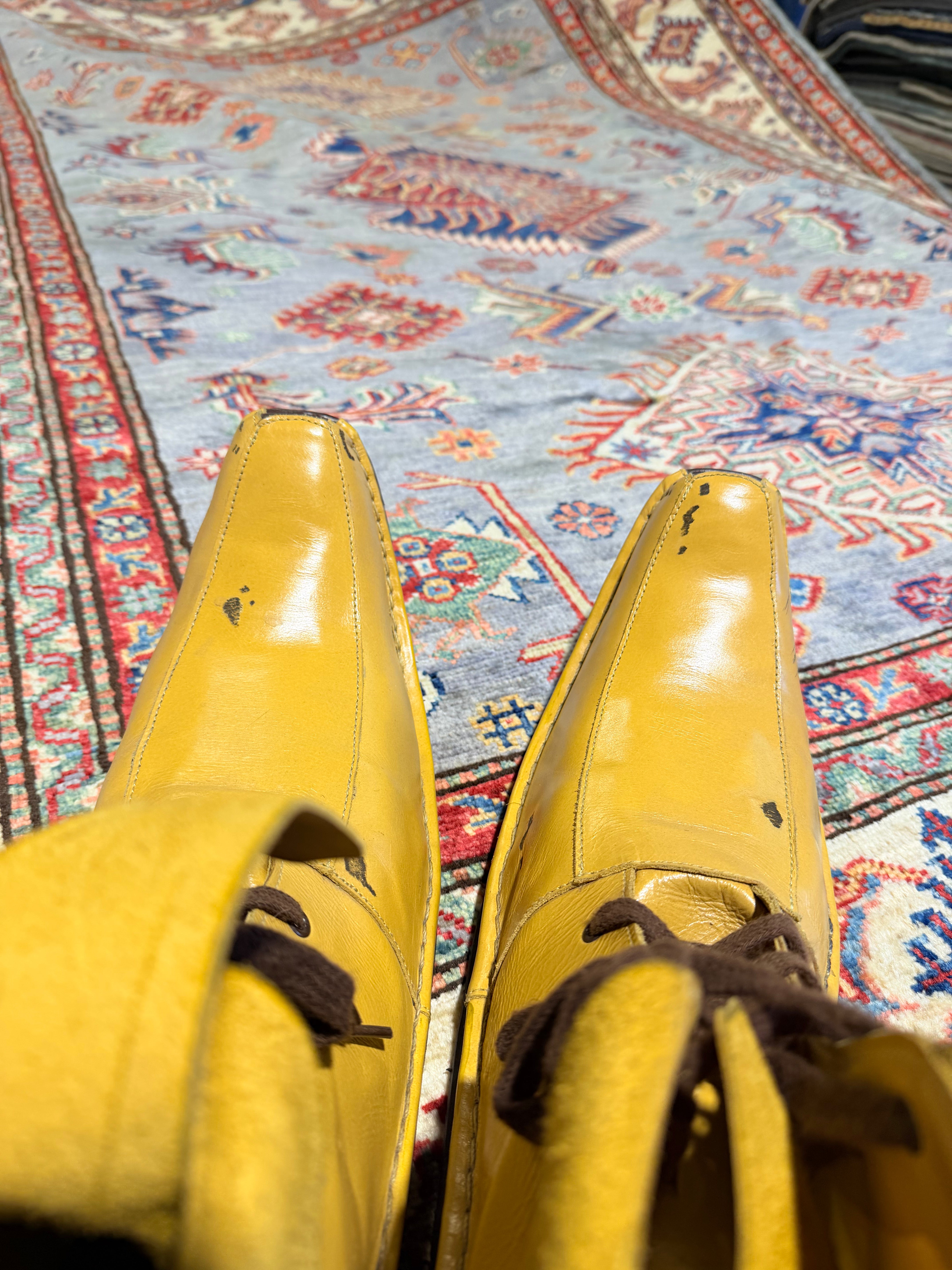 Arianna Anderson 5.8x7.10 Silver and Red Afghani Sultani Rug