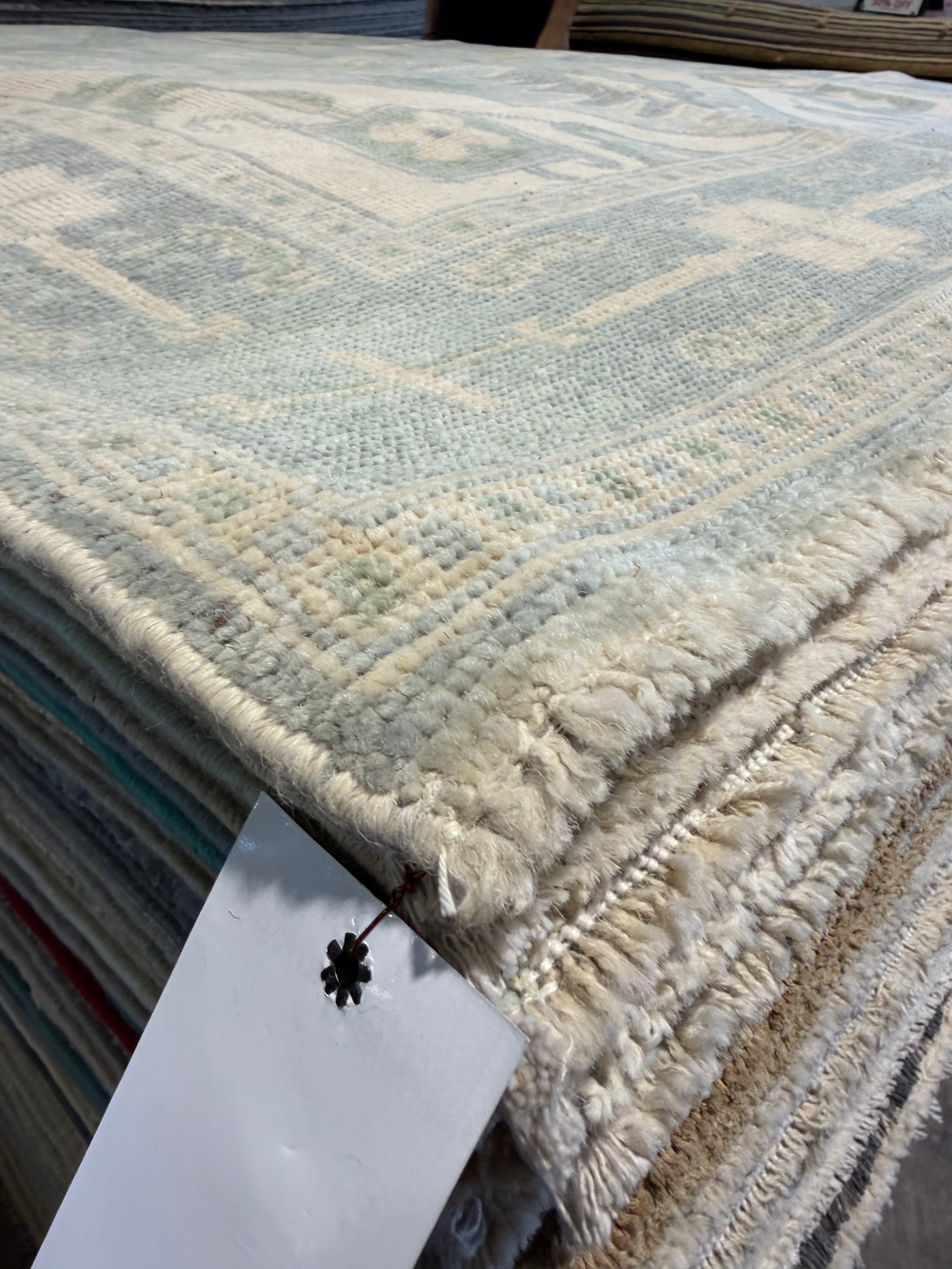 Megan Bussey 4.11x6.11 Hand-Knotted Afghani Oushak