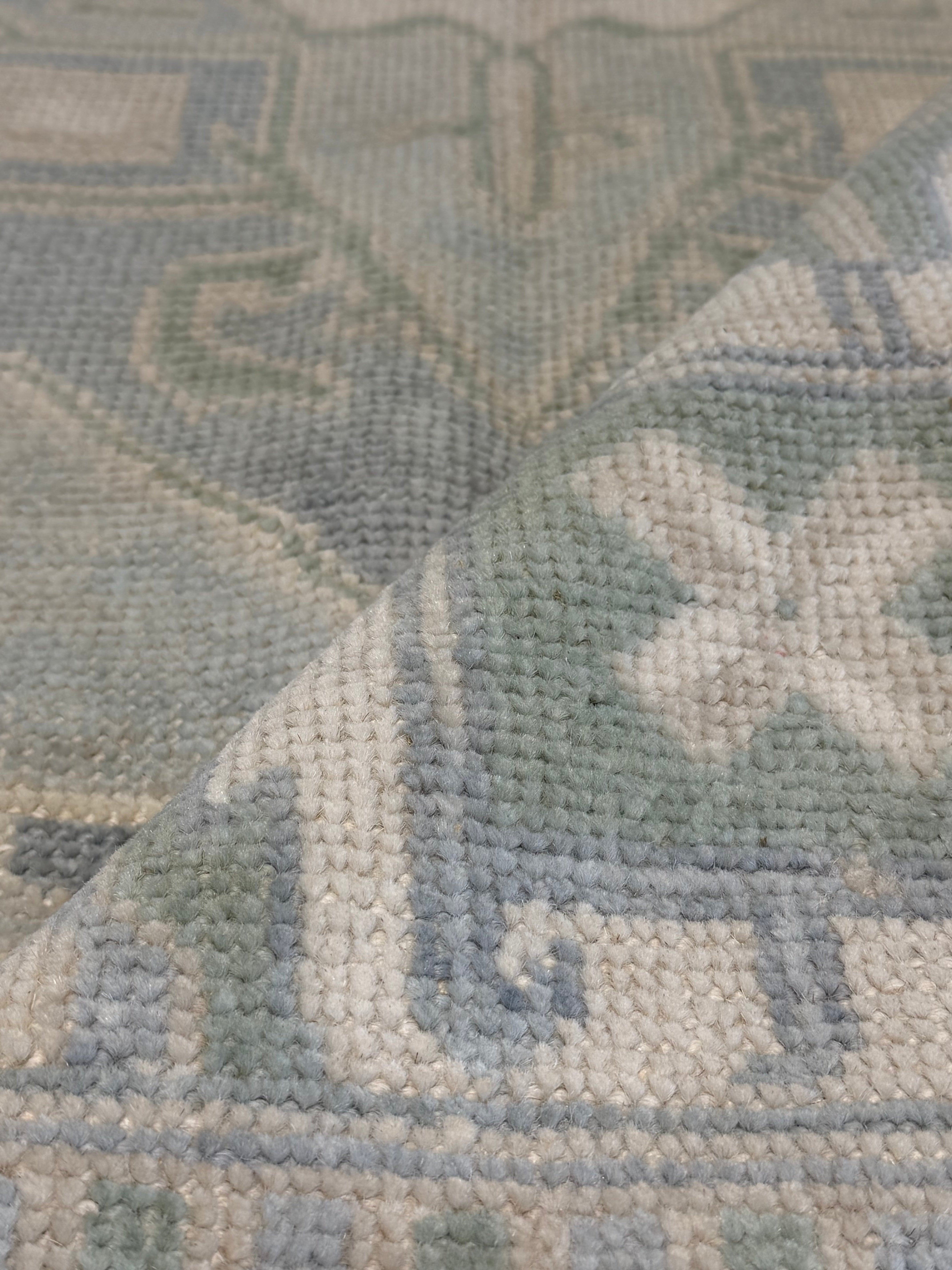 Megan Bussey 4.11x6.11 Hand-Knotted Afghani Oushak